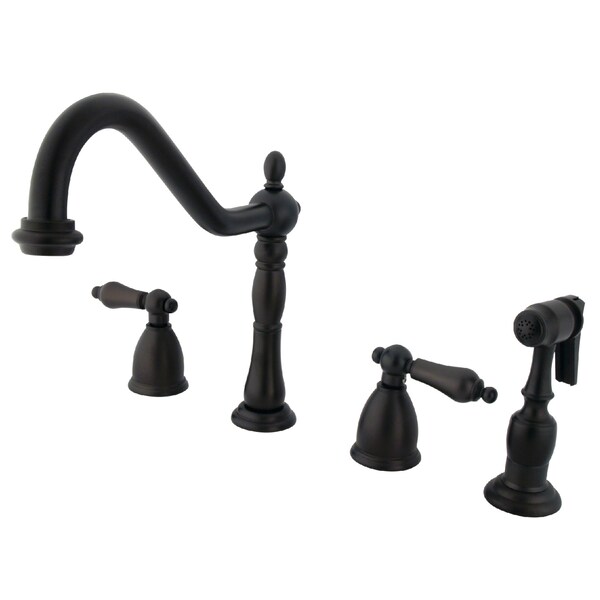 Widespread Kitchen Faucet, Oil Rubbed Bronze